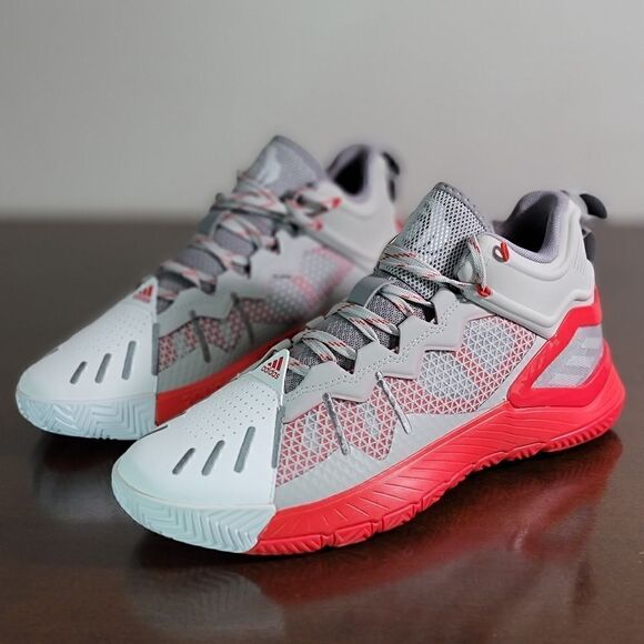 Adidas D Rose Son Of Chi MVP Godspeed Derrick Basketball Shoe Size 8.5 Grey Red main image 13